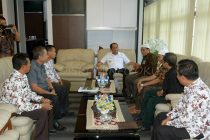 AUDIENSI DENGAN BUPATI OKU SELATAN MEMBAHAS GRAND OPENING 212 MART MUARADUA