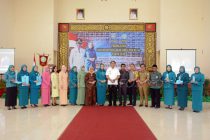 TIM PENGGERAK PEMBERDAYAAN DAN KESEJAHTERAAN KELUARGA (PKK) KABUPATEN OKU SELATAN MENYELENGGARAKAN PERINGATAN HARI KESATUAN GERAK PKK KE- 46 TAHUN 2018