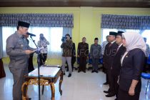 WAKIL BUPATI OKU SELATAN MELANTIK 3 PEJABAT PIMPINAN TINGGI PRATAMA DAN ADMINISTRATOR