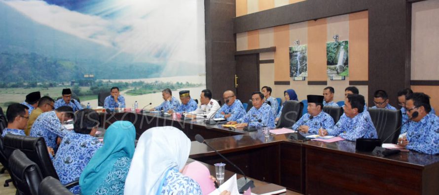 RAPAT KOORDINASI MEMBAHAS PERSIAPAN FINAL JELANG PILKADA SUMSEL