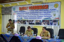 DINAS PERTANIAN KABUPATEN OKU SELATAN GELAR RAPAT KOORDINASI DENGAN KOMISI PENGAWASAN PUPUK DAN PESTISIDA (KP3)