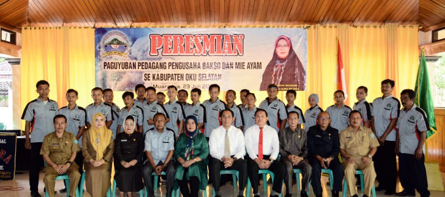 PENGUKUHAN ALIANSI PEDAGANG PENGUSAHA BAKSO DAN MIE AYAM KABUPATEN OKU SELATAN