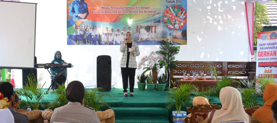 TP PKK KABUPATEN OKU SELATAN SUKSES GELAR PENYULUHAN NARKOBA TINGKAT SMP/MTS DI 8 ZONA DI KABUPATEN OKU SELATAN