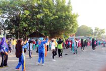 DISPORA OKU SELATAN IKUT GELAR SENAM POCO-POCO NUSANTARA, DALAM RANGKA PECAHKAN REKOR DUNIA YANG DISELENGGARAKAN SECARA SERENTAK DI INDONESIA