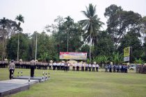 UPACARA GELAR PASUKAN OPERASI MANTAP BRATA TAHUN 2018 POLRES OKU SELATAN