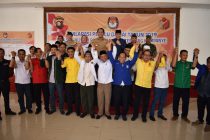 DEKLARASI PEMILU DAMAI TAHUN 2019 DAN SOSIALISASI PERATURAN KPU TENTANG KAMPANYE DENGAN PARTAI POLITIK