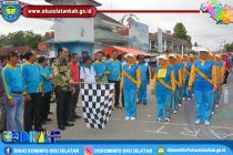 PERINGATI HUT KE-73 PGRI DAN HARI GURU NASIONAL, PGRI OKU SELATAN GELAR LOMBA GERAK JALAN SEHAT GURU TINGKAT KABUPATEN OKU SELATAN