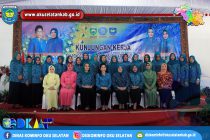 RATUSAN KADER TP PKK DI KABUPATEN OKU SELATAN HADIRI KUNJUNGAN KERJA KETUA DAN WAKIL KETUA TP PKK PROVINSI SUMATERA SELATAN