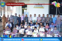 BAZNAS OKU SELATAN BERIKAN BANTUAN PERLENGKAPAN SEKOLAH KEPADA 52 SISWA/SISWI KURANG MAMPU