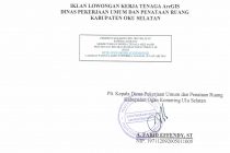 LOWONGAN KERJA TENAGA AHLI ArcGIS DINAS PEKERJAAN UMUM DAN PENATAAN RUANG KABUPATEN OKU SELATAN