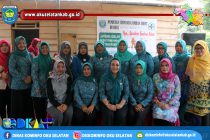 KETUA TP PKK KABUPATEN OKU SELATAN HIMBAU MASYARAKAT UNTUK HIDUP SEHAT DENGAN TIDAK BAB SEMBARANGAN