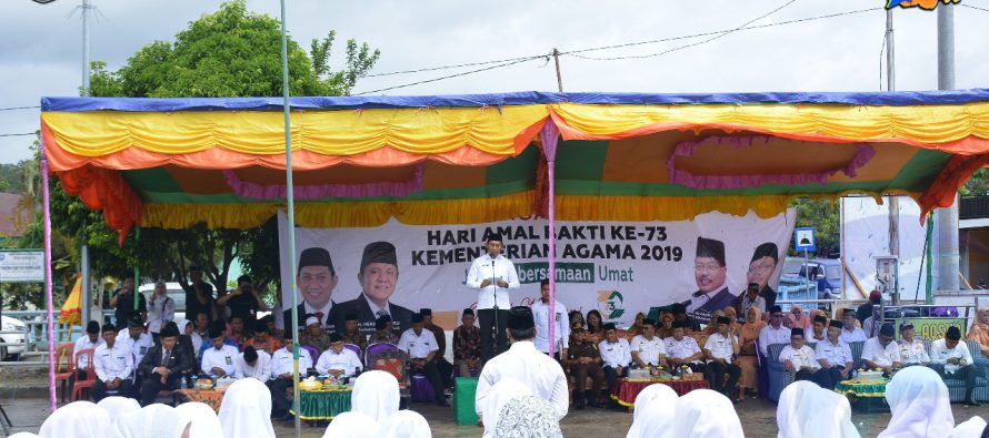 UPACARA PERINGATAN HARI AMAL BAKTI KE-73 KEMENTERIAN AGAMA REPUBLIK INDONESIA TAHUN 2019 DI KABUPATEN OKU SELATAN