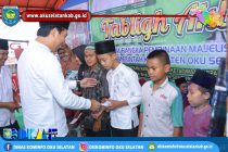 BUPATI HADIRI TABLIGH AKBAR DALAM RANGKA PEMBINAAN MAJELIS TAKLIM PEMKAB OKU SELATAN DI KECAMATAN MEKAKAU ILIR