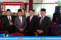 ASISTEN II BIDANG EKONOMI DAN PEMBANGUNAN BESERTA KETUA TP PKK KABUPATEN OKU SELATAN HADIRI PELANTIKAN BUPATI DAN WAKIL BUPATI OKI