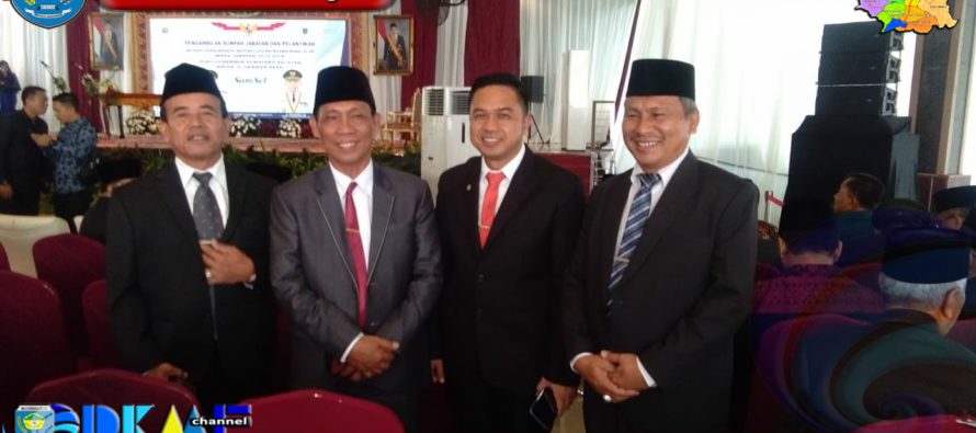 ASISTEN II BIDANG EKONOMI DAN PEMBANGUNAN BESERTA KETUA TP PKK KABUPATEN OKU SELATAN HADIRI PELANTIKAN BUPATI DAN WAKIL BUPATI OKI