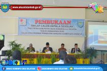 DALAM UPAYA PROGRAM PENINGKATAN KAPASITAS SUMBER DAYA APARATUR, BKPSDM OKU SELATAN GELAR DIKLAT CALON KEPALA SEKOLAH