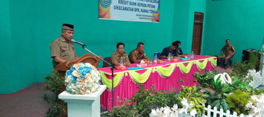 BAGIAN PEREKONOMIAN GELAR SOSIALISASI PENYALURAN KREDIT BANK KEPADA PETANI DI KECAMATAN BPRRT