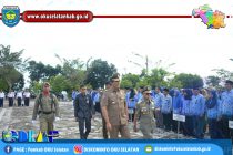 PEMKAB OKU SELATAN GELAR UPACARA HUT PEMADAM KEBAKARAN KE-100, HUT SAT POL PP KE-69, DAN HUT SAT LINMAS KE-57 TAHUN 2019