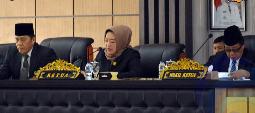 WAKIL BUPATI OKU SELATAN SAMPAIKAN NOTA PENGANTAR LKPJ KEPALA DAERAH AKHIR TAHUN ANGGARAN 2018 PADA SIDANG PARIPURNA DPRD KABUPATEN OKU SELATAN