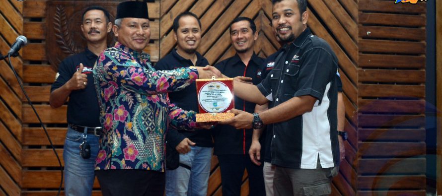 USAI RALAN-RALAN RANAU, PEMKAB OKU SELATAN TERIMA SILATURAHMI ID42NER CHAPTER PALEMBANG