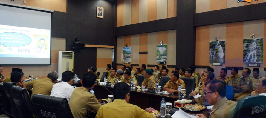 BUPATI OKU SELATAN HADIRI RAKOR OPTIMALISASI PENERIMAAN PAJAK DAERAH TAHUN 2019
