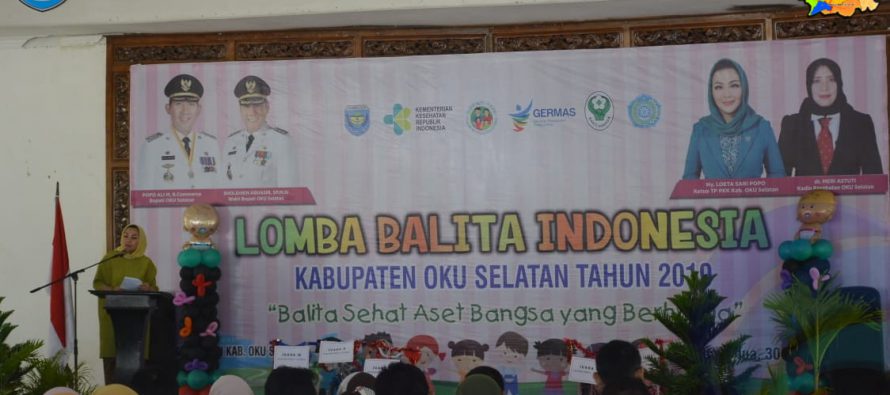 DINAS KESEHATAN OKU SELATAN GELAR LOMBA BALITA INDONESIA TINGKAT KABUPATEN OKU SELATAN TAHUN 2019