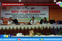 KPU OKU SELATAN GELAR RAPAT PLENO TERBUKA REKAPITULASI HASIL PEROLEHAN SUARA PEMILU TAHUN 2019 SELAMA TIGA HARI