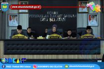 H.ASNAWI SAMPAIKAN LAPORAN HASIL KERJA KOMISI GABUNGAN DPRD KABUPATEN OKU SELATAN DALAM RANGKA PEMBAHASAN LKPJ KEPALA DAERAH TAHUN ANGGARAN 2018