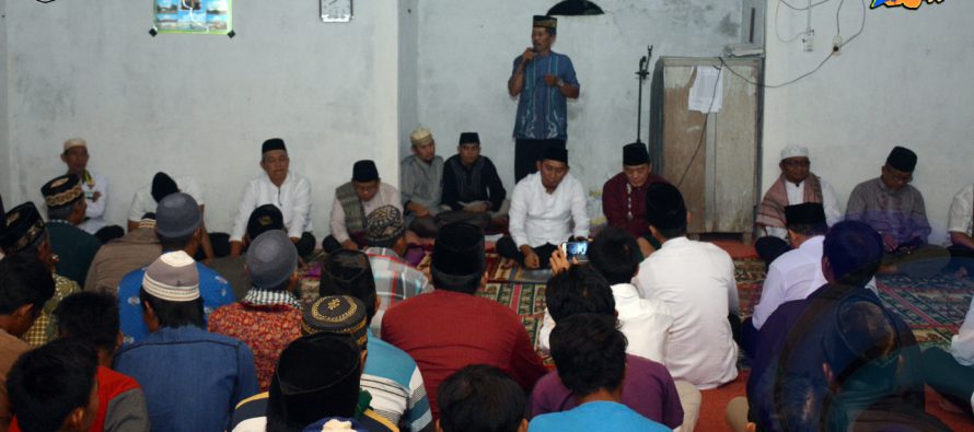BUPATI DAN WAKIL BUPATI OKU SELATAN SILATURAHMI BERSAMA MASYARAKAT DESA SEBAJA KECAMATAN SUNGAI ARE DALAM RANGKA SAFARI RAMADAN