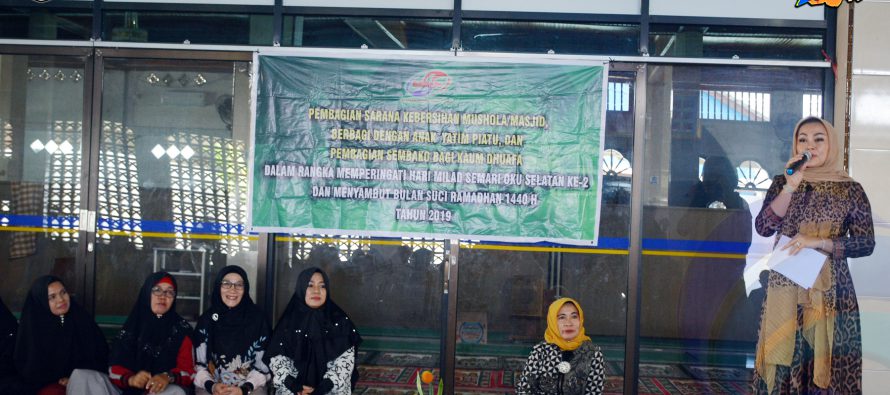 GENAP DUA TAHUN, SAMARI OKU SELATAN GELAR KEGIATAN BERBAGI DI MASJID AL-FALAH MUARADUA