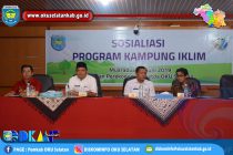 BAGIAN PEREKONOMIAN DAN SDA SETDA OKU SELATAN GELAR SOSIALIASI PROGRAM KAMPUNG IKLIM TAHUN 2019