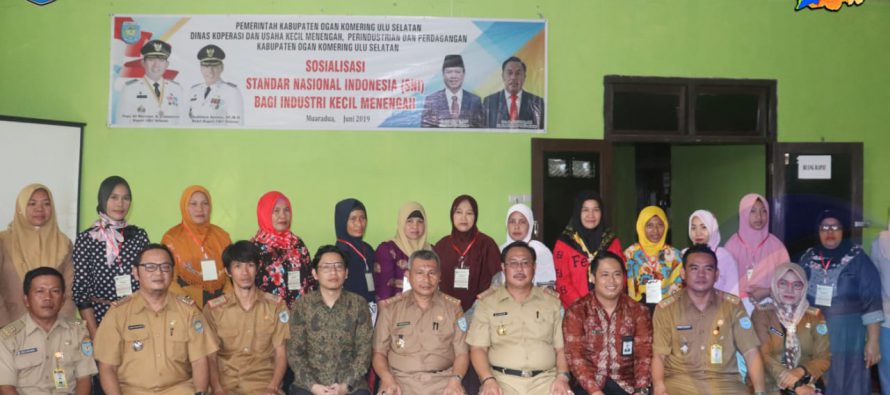 40 PELAKU USAHA IKM DI KABUPATEN OKU SELATAN IKUTI SOSIALISASI SNI YANG DIGELAR OLEH DINAS KOPERSI, UKM, PERINDUSTRIAN, DAN PERDAGANGAN KABUPATEN OKU SELATAN
