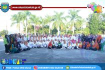DWP KABUPATEN OKU SELATAN GELAR SENAM SEHAT BERSAMA DI HALAMAN GEDUNG DEWAN KESENIAN