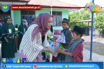 MENYAMBUT TAHUN AJARAN BARU, SEMARI OKU SELATAN GELAR KEGIATAN BERBAGI SERTA PENGOBATAN GRATIS DI DESA SUMBER MULYA KECAMATAN BPRRT