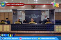 TIGA JURU BICARA PANITIA KERJA DPRD KABUPATEN OKU SELATAN SAMPAIKAN LAPORAN HASIL PEMBAHASAN RAPERDA  TENTANG PERTANGGUNGJAWABAN PELAKSANAAN APBD KABUPATEN OKU SELATAN TAHUN ANGGARAN  2018 DAN EMPAT RAPERDA KABUPATEN OKU SELATAN TAHUN 2019