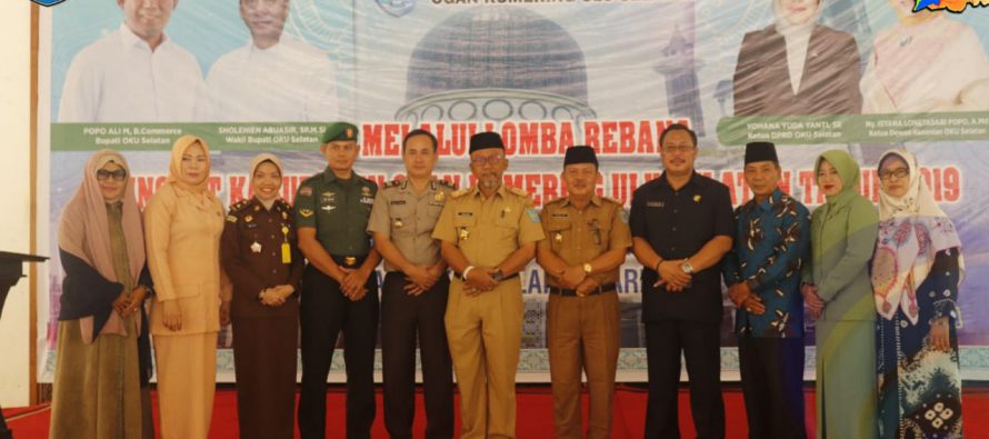BAGIAN KESRA SETDA OKU SELATAN GELAR LOMBA REBANA TINGKAT KABUPATEN