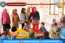 BUNDA PAUD KABUPATEN OKU SELATAN TINJAU PAUD PERCONTOHAN KABUPATEN OKU SELATAN GUNA MAKSIMALKAN KUALITAS