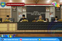 SIDANG PARIPURNA DPRD OKU SELATAN DENGAN AGENDA MENDENGARKAN JAWABAN OKU SELATAN DALAM RANGKA PEMBAHASAN RKUA DAN PPAS PERUBAHAN APBD TAHUN ANGGARAN 2019