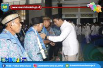BUPATI OKU SELATAN MELEPAS KEBERANGKATAN 67 ORANG JAMAAH CALON HAJI TAHUN 2019 DI MASJID AGUNG AL MUHTADIN