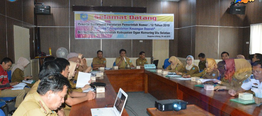 BAPPEDA LITBANG GELAR SOSIALISASI PP NOMOR 12 TAHUN 2019 TENTANG PENGELOLAAN KEUANGAN DAERAH