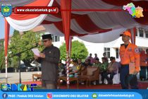 PEMKAB OKU SELATAN GELAR APEL SATGAS  KESIAPSIAGAAN PENCEGAHAN KEBAKARAN HUTAN DAN LAHAN DI KABUPATEN OKU SELATAN TAHUN 2019