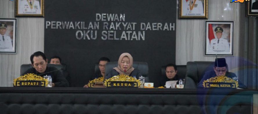 SIDANG PARIPURNA DPRD DALAM RANGKA PEMBAHASAN RKA-SKPD PERUBAHAN APBD, DENGAN AGENDA LAPORAN BADAN ANGGARAN DPRD KABUPATEN OKU SELATAN