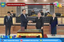 BUPATI BESERTA KETUA DPRD TANDATANGANI BERITA ACARA PERSETUJUAN BERSAMA, SIDANG PARIPURNA PEMBAHASAN RKA OPD PERUBAHAN APBD KABUPATEN OKU SELATAN TA 2019 RESMI DITUTUP