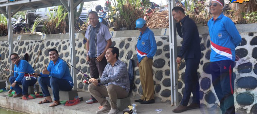 MENYAMBUT HUT KEMERDEKAAN RI KE-74, PEMKAB OKU SELATAN GELAR LOMBA MEMANCING