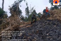 DUA TITIK HOTSPOT TERDETEKSI, BPBD OKU SELATAN HIMBAU MASYARAKAT TIDAK BAKAR LAHAN DAN PATUHI HUKUM KARHUTLA