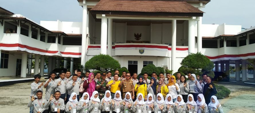 SEKDA OKU SELATAN MELEPAS LANGSUNG ROMBONGAN WAWASAN KEBANGSAAN PASKIBRAKA OKU SELATAN TAHUN 2019