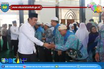 BUPATI DAN WAKIL BUPATI OKU SELATAN SAMBUT 67 JAMA’AH HAJI OKU SELATAN MUSIM HAJI 1440 H/2019 M
