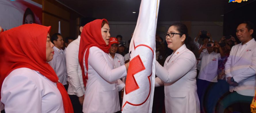 KETUA PMI PROVINSI SUMSEL LANTIK PENGURUS DAN DEWAN KEHORMATAN PMI KABUPATEN OKU SELATAN, ISYANA LONETASARI POPO KETUA PMI KABUPATEN OKU SELATAN PERIODE 2018-2023