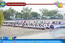 RATUSAN JAMA’AH IKUTI PELAKSANAAN SHALAT ISTISQA DI LAPANGAN PEMKAB OKU SELATAN