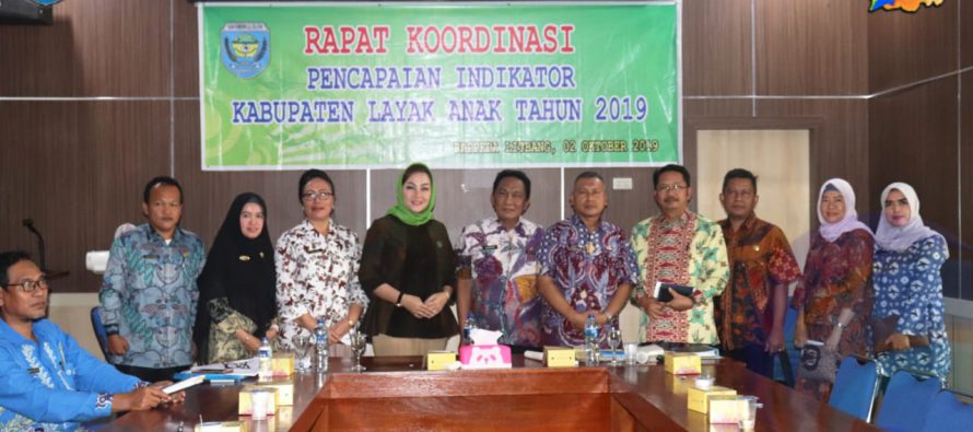 BAPPEDA LITBANG GELAR RAKOR PENCAPAIAN INDIKATOR KABUPATEN LAYAK ANAK